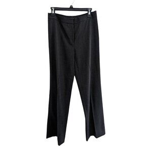 Lafayette 148 New York Charcoal Grey Relaxed Fit Dress Pants Size 6